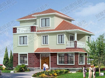 農(nóng)村帶露臺(tái)三層小別墅設(shè)計(jì)圖_別墅設(shè)計(jì)圖紙,農(nóng)村房屋設(shè)計(jì)圖