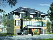 農村三層雙拼別墅設計圖紙_別墅設計圖紙,農村別墅設計圖,農村自建房設計