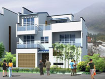 三層別墅建筑結構施工圖紙_別墅設計圖紙,農村房屋設計圖,農村自建房設計