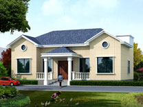 一層帶閣樓農村房屋設計圖_別墅設計圖紙,農村房屋設計圖,農村自建房設計