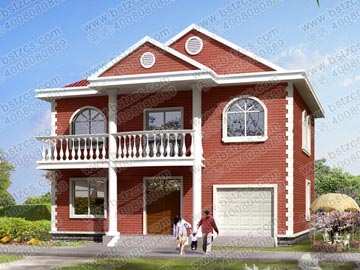 二層別墅圖紙_別墅設計圖紙,新農村別墅,農村自建房設計