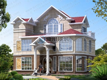 某私人別墅圖紙_別墅設計圖紙,新農村別墅,農村自建房設計