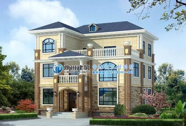 8款漂亮實用三層別墅，大氣亮眼不懼任何別墅對比，農村人最愛！