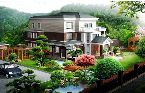 別墅庭院植物種植風水知識