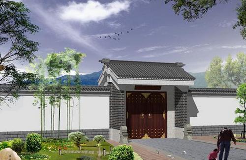 農村別墅庭院圍墻設計注意事項