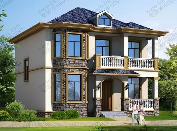 【新品】占地111平農(nóng)村二層別墅，經(jīng)濟(jì)實(shí)用，小戶型的最佳選擇！