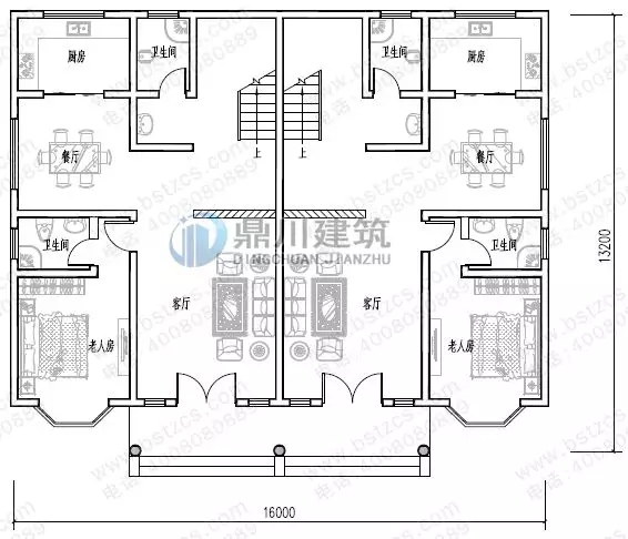 這款農村二層雙拼別墅，有顏又省錢，經濟實用施工也簡單！
