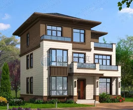 新中式三層別墅設計圖，現代與經典的完美結合！