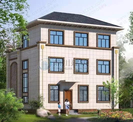 127平歐式三層復式別墅，挑空客廳大露臺還有多臥室！