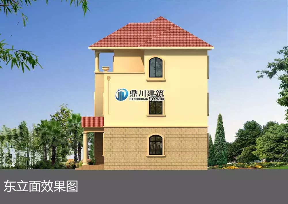 三層旋轉(zhuǎn)樓梯復(fù)式農(nóng)村別墅建房案例，大氣漂亮得不像話！